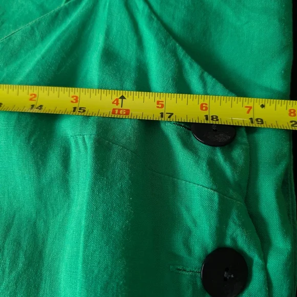 Mara Hoffman Heidi Organic Linen Midi Dress Green Sustainable Eco Designer Med - Picture 9 of 14